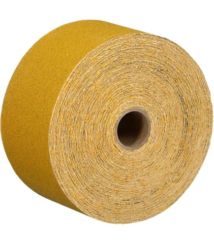 3m 3M-2597 Stikit Gold Sheet Roll 02597, 2 3/4 X 30 Yd, P120a